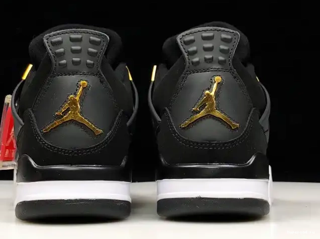 308497-032 Royalty Gold-White Jordan Black 4 Air Metallic 0416